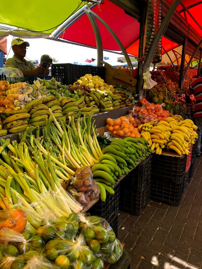 Fruit and vegetables at the floating market in Willemstad